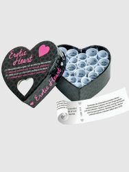 Tease-and-Please - Erotic Heart Sexy Spiel - Pink Schwarz - 21 Aufgaben