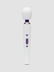 Lovehoney Deluxe Extra Powerful Rechargeable Wand Massager 2.0 (White), Weiss - Amorana