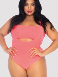 Leg-Avenue Sierra Body[Pink], Pink - Amorana