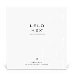 Lelo HEX Original Latex Condoms (36 Pack), 36 Stück - Amorana
