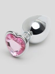 Lovehoney Metall Analplug mit Kristallherz