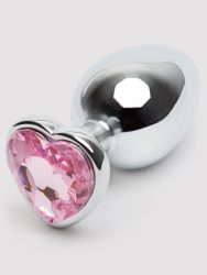 Lovehoney Metall Analplug mit Kristallherz 9 cm