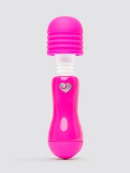 Lovehoney Rechargeable Mini Wand Vibrator - Pink (Pink), Pink - Amorana
