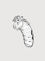 ManCage Chastity Cage 04 Peniskäfig, Transparent - Amorana