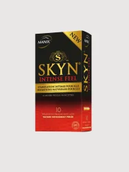 Manix - Skyn Intense Feel Latexfreie Kondome - Nude - Polyisopren - 10 Stück