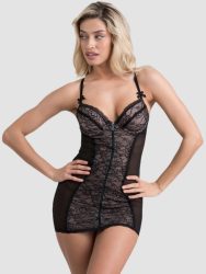 Lovehoney Entice Me Black Lace Dress (Black Small), Schwarz - Small - Amorana