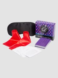 Lovehoney-Oh - Hot Knots Bondage Spiel - Schwarz - Satin