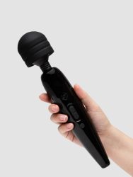 Lovehoney Extra Powerful Multispeed Rechargeable Wand Vibrator - Black (Black), Schwarz - Amorana