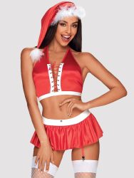 Obsessive Ms Claus Sexy Costumes[XXL], XXL - Amorana