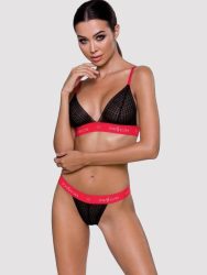 Passion Glamiss Lingerie Set[Black-XXL/XXXL], XXL/XXXL - Amorana