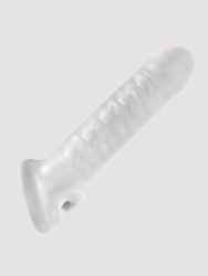 Perfect Fit Fat Boy Thin 6.5 Inch Penis Extender Sleeve with Ball Loop (White), 18 cm - Amorana