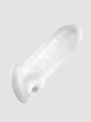 Perfect Fit Fat Boy Ultra Fat 5.5 Inch Penis Sleeve with Ball Loop (Clear), 15 cm - Amorana
