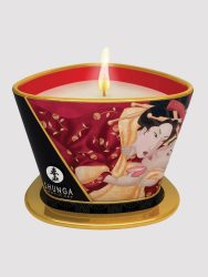 Shunga Massage Candle[White], Exotische Früchte - Amorana