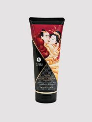 Shunga Massage Cream[White-200-ml], Erdbeere & Champagner - Amorana