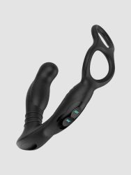 Simul8 Prostatavibrator mit Penis- und Hodenring