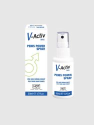 Hot - V-Activ Power Spray Stimulationsmittel - Weiss - 50ml