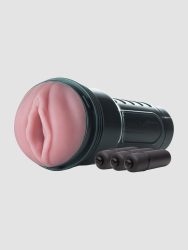 Fleshlight Vibro Pink Lady Touch Vibrating Male Masturbator, Vaginal - Amorana