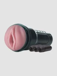 Fleshlight Vibro Pink Lady Touch Vibrating Male Masturbator, Vaginal - Amorana