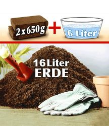 undefined, Pflanz-Erde aus Kokos-Faser für 16 Liter Erde (1,3 kg)