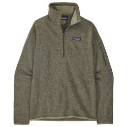 Patagonia - Women's Better Sweater 1/4 Zip - Fleecepullover Gr M oliv/grau