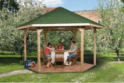 WEKA Pavillon 656 Gr.2 Dachschindeln:-ohne-