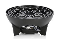 Le Creuset Rechaud Gusseisen Schwarz