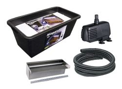 Ubbink Niagara 30 LED SET Wasserfall-Set Edelstahl Beleuchtet
