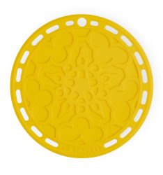 Le Creuset Silikon Untersetzer Tradition Rund Nectar Gelb 20cm