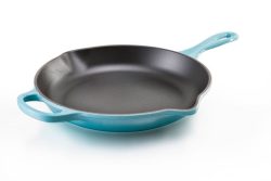 Le Creuset Brat- und Servierpfanne Gusseisen Karibik 23cm