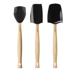 Le Creuset Kochkellen-Set 3-tlg. Craft Schwarz