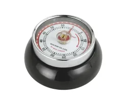 Zassenhaus Timer Speed Schwarz Küchenuhr Magnet Nostalgie Eieruhr