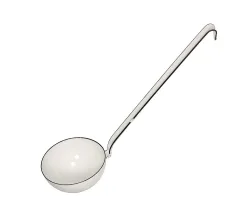 Riess Schöpflöffel Emaille Schöpfkelle Weiß 7 cm