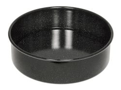 Riess Tortenform Emaille Schwarz 26cm