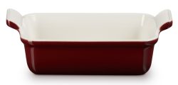 Le Creuset Auflaufform Tradition Steinzeug Garnet (Rhone) Bordeaux-Rot 32 cm