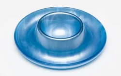 G.F. Heim Söhne Eierbecher Acrylglas Perlmutt Optik Blau