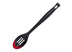 Le Creuset Schaumlöffel mit Silikon-Einsatz Schwarz/Rot