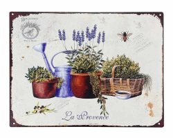 Blechschild Lavender La Provence Dekoschild Lavendel Nostalgie 25x33cm