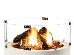 Happy Cocooning Glasschirm für Feuertisch Rund Klein