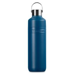 Le Creuset Trinkflasche On The Go Edelstahl Isolierflasche Deep Teal 500 ml
