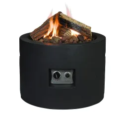 Happy Cocooning Feuertisch rund schwarz Ø 610 mm