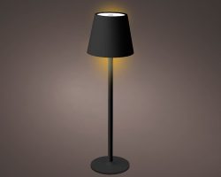 LED Tischlampe Kabellos Dimmbar Touch Tischleuchte Schwarz USB Warmweiß Kaltweiß