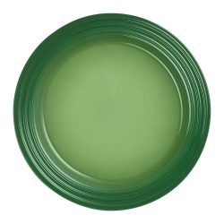 Le Creuset Frühstücksteller Steinzeug Bamboo Green 22cm