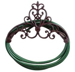 Gartenschlauchhalter Gusseisen Landhaus Antik-Stil Wandschlauchhalter Vintage
