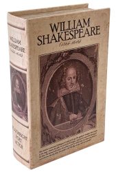 Hohles Buch Geheimfach WILLIAM SHAKESPEARE Buchversteck Buchsafe Antik-Stil 21 cm