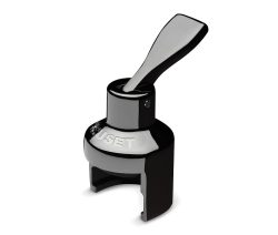 Le Creuset SW-101 Sekt-Verschluss Black Metal