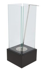 Esschert Design Bodenfeuer Bio-Ethanol Bodenkamin quadratisch Anthrazit 65cm