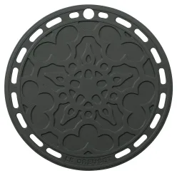 Le Creuset Silikon Untersetzer Tradition Rund Flint 20cm