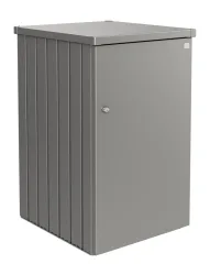 Biohort Mülltonnenbox Alex Quarzgrau-Metallic 129x80x88 cm 740l