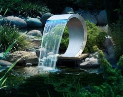 Ubbink MAMBA LED Wasserfall Element Edelstahl 54cm
