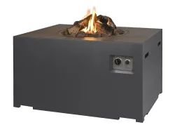 Happy Cocooning Lounge & Dining Feuertisch rechteckig grau 1070 x 800 x 670 mm